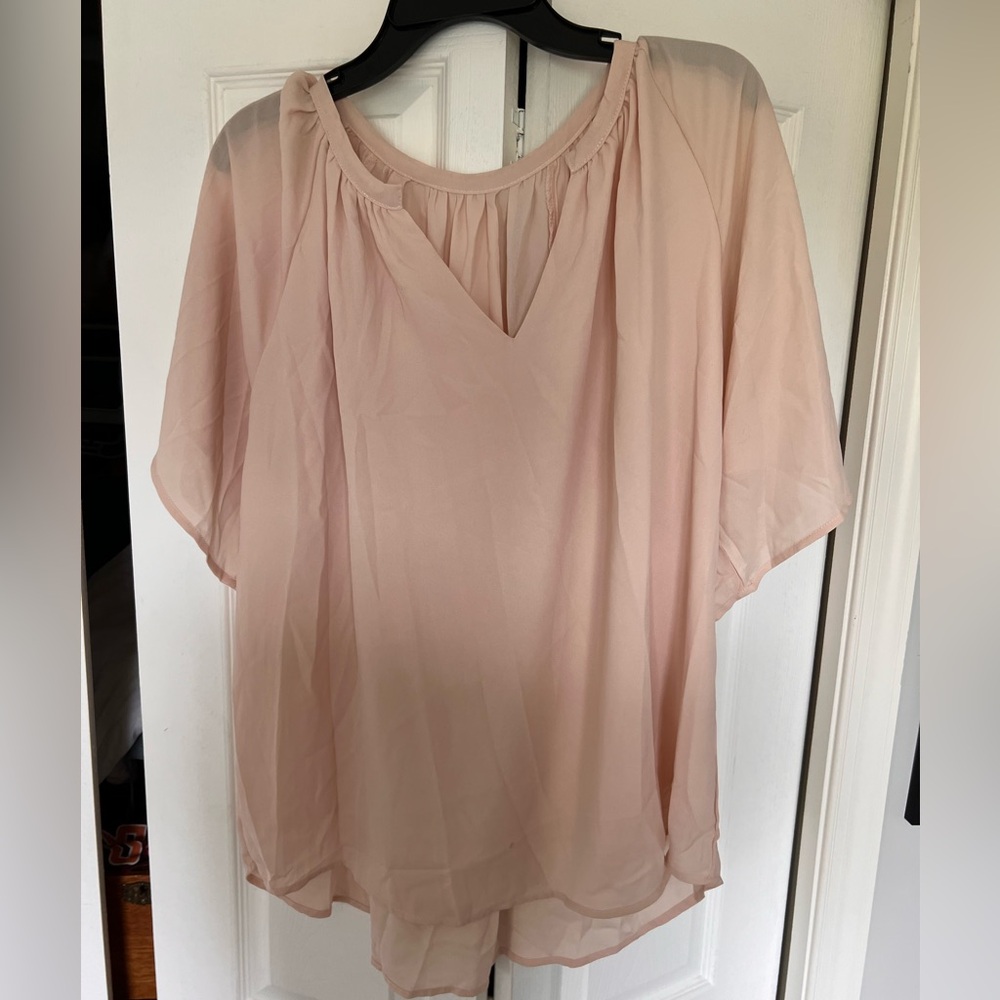 Baby pink blouse